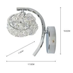 Dunelm Cecilie Glass Wall Light Twin Pack -Dunelm Lights Sales 30762442 alt05