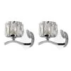 Dunelm Kleio Glass Chrome Wall Light Twin Pack 12 Dunelm Kleio Glass Chrome Wall Light Twin Pack -Dunelm Lights Sales 30762443