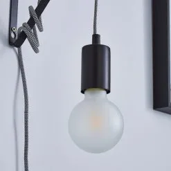 Dunelm Bradford Plug In Flex Set Twin Pack Matt Black -Dunelm Lights Sales 30762451 alt03