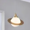 Dunelm Saturn 1 Light Pendant Ceiling Fitting -Dunelm Lights Sales 30763139