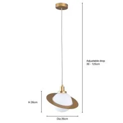 Dunelm Saturn 1 Light Pendant Ceiling Fitting -Dunelm Lights Sales 30763139 alt05