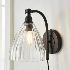 Churchgate Allexton Black Wall Light