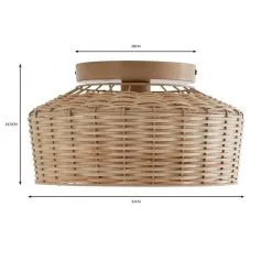 Dunelm Ohio 1 Light Flush Ceiling Fitting -Dunelm Lights Sales 30766150 alt07