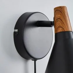 Elements Wolston Plug In Wall Light -Dunelm Lights Sales 30766163 alt03