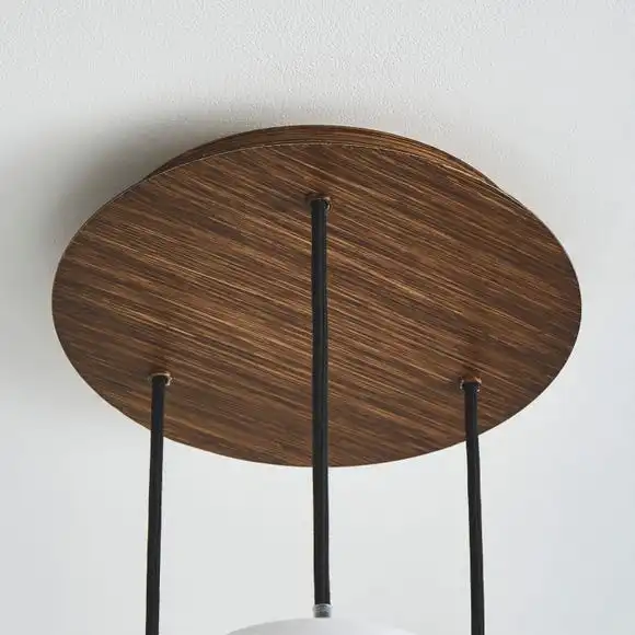 Dunelm Tien Walnut 3 Light Cluster Ceiling Fitting 4 Dunelm Tien Walnut 3 Light Cluster Ceiling Fitting - Image 4