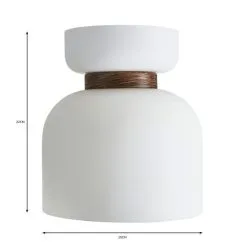 Dunelm Tien Walnut Easyfit Pendant -Dunelm Lights Sales 30766178 alt07