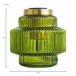 Dunelm Niamh Ribbed Glass Table Lamp Base -Dunelm Lights Sales 30766246 alt07