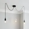 Dunelm Monochrome Flex 3 Light Cluster Ceiling Fitting -Dunelm Lights Sales 30766257