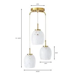 Dunelm Lilo 3 Light Cluster Ceiling Fitting 11 Dunelm Lilo 3 Light Cluster Ceiling Fitting -Dunelm Lights Sales 30766264 alt07