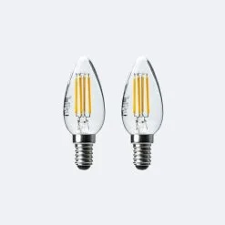 Status 5W Dimmable Filament SES Candle 2 Pack -Dunelm Lights Sales 30767609 alt04
