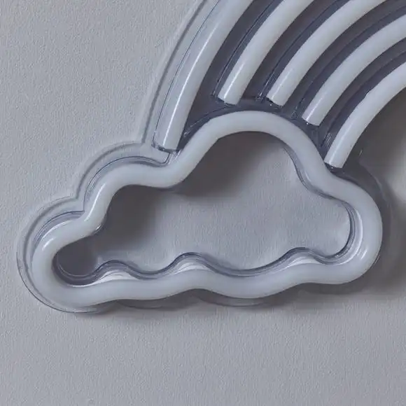 Dunelm Rainbow Neon Sign 3 Dunelm Rainbow Neon Sign - Image 3