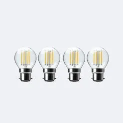 Status 4W Filament SES Mini Globe 4 Pack -Dunelm Lights Sales 30767629 alt04