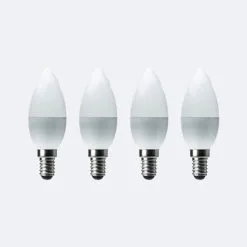 Status 4W Pearl SES Candle Bulb 4 Pack -Dunelm Lights Sales 30767631 alt04