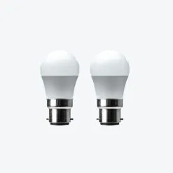 Status 5.5W Pearl BC Mini Globe Bulb 2 Pack -Dunelm Lights Sales 30767653 alt04