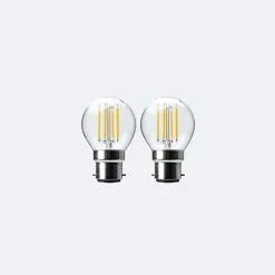 Status 4W Filament BC Mini Globe 2 Pack -Dunelm Lights Sales 30767655 alt04