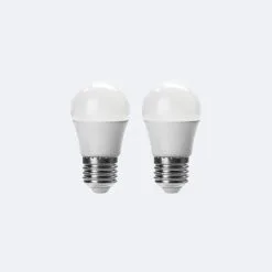 Status 5.5W Pearl ES Mini Globe Bulb 2 Pack -Dunelm Lights Sales 30767656 alt04
