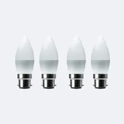 Status 5.5W Dimmable Pearl BC Candle 2 Pack -Dunelm Lights Sales 30767675 alt04