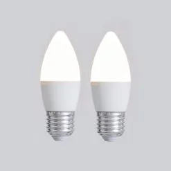 Status 4W Pearl ES Candle Bulb 2 Pack