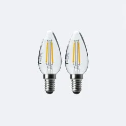 Status 4W Filament SES Candle Bulb 2 Pack
