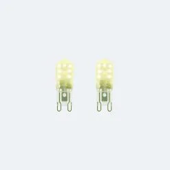 Status 2.2W Clear G9 Capsule Bulb 2 Pack
