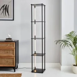 Dunelm Franklin Replaceable Integrated LED Shelved Floor Lamp