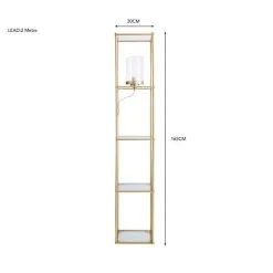 Dunelm Claude Shelved Floor Lamp -Dunelm Lights Sales 30768625 alt07