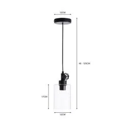 Dunelm Bates 1 Light Ceiling Fitting Industrial -Dunelm Lights Sales 30768639 alt07