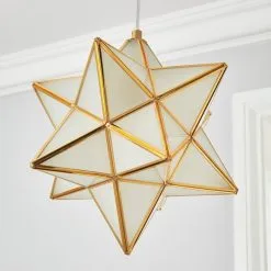 Dunelm Virgo Star 26cm Ceiling Fitting -Dunelm Lights Sales 30768667 alt02