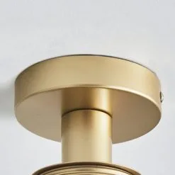 Dunelm Amelie Opal Gold Glass Flush Ceiling Fitting -Dunelm Lights Sales 30768668 alt03