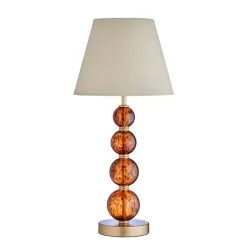 Dunelm Lilo Tortoiseshell Glass Table Lamp -Dunelm Lights Sales 30770033 alt04