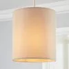 Dunelm Nesa 18cm Velvet Cylinder Shade -Dunelm Lights Sales 30770046