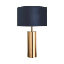 Dunelm Nesa Brushed Gold And Navy Touch Table Lamp -Dunelm Lights Sales 30770048 alt05