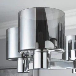 Dunelm Erin Ceiling 5 Light Smoked Ceiling Fitting -Dunelm Lights Sales 30770070 alt02