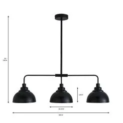 Dunelm Galley 3 Light Diner Ceiling Fitting 11 Dunelm Galley 3 Light Diner Ceiling Fitting -Dunelm Lights Sales 30770081 alt07