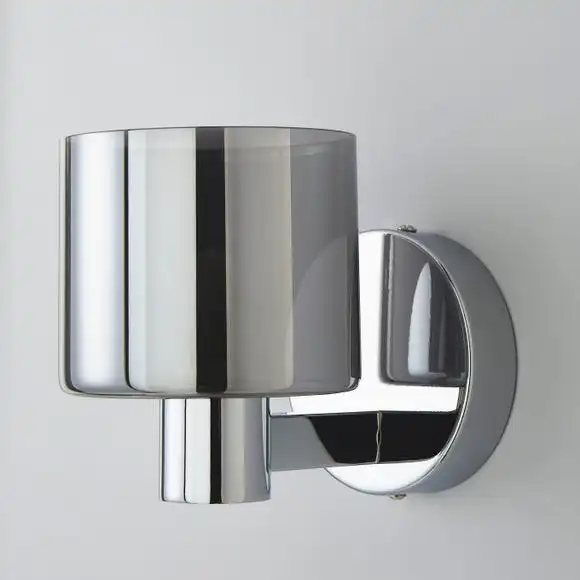 Dunelm Erin Smoked Wall Light 2 Dunelm Erin Smoked Wall Light - Image 2