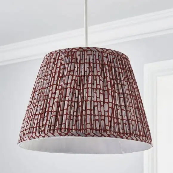 Dunelm Dash Ruched Tapered Shade 2 Dunelm Dash Ruched Tapered Shade - Image 2