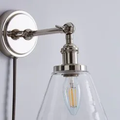 Dorma Purity Nickson EasyFit Plug-In Wall Light -Dunelm Lights Sales 30780622 alt02