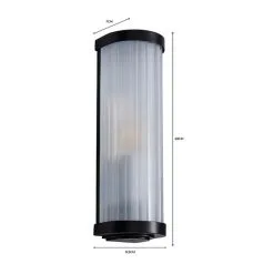 Dunelm Ripon Bathroom Wall Light Matt Black -Dunelm Lights Sales 30780623 alt04