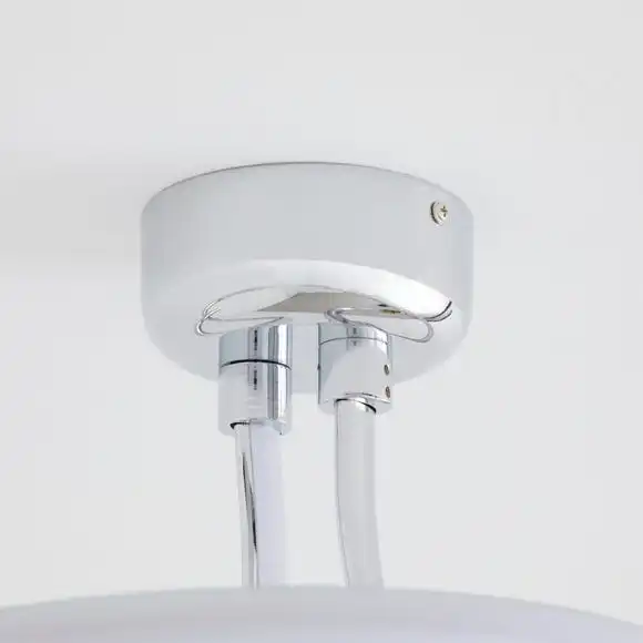 Dunelm Cortez 2 Arm LED Chrome Ceiling Fitting 4 Dunelm Cortez 2 Arm LED Chrome Ceiling Fitting - Image 4