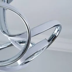 Dunelm Cortez 5 Light Integrated LED Swirl Semi-Flush Ceiling Fitting -Dunelm Lights Sales 30781655 alt02