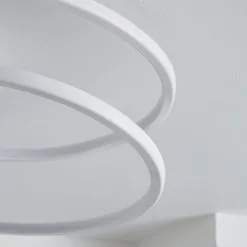 Dunelm Menton Integrated LED Swirl White Semi-Flush Ceiling Fitting -Dunelm Lights Sales 30781658 alt02