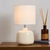 Dunelm Oslo Cream Ceramic Table Lamp -Dunelm Lights Sales 30783573