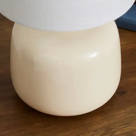Dunelm Oslo Cream Ceramic Table Lamp 3 Dunelm Oslo Cream Ceramic Table Lamp - Image 3