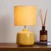 Dunelm Oslo Ochre Ceramic Table Lamp -Dunelm Lights Sales 30783574