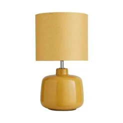 Dunelm Oslo Ochre Ceramic Table Lamp -Dunelm Lights Sales 30783574 alt04