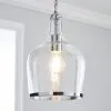 Dunelm Lenny Glass Pendant Ceiling Fitting -Dunelm Lights Sales 30788318