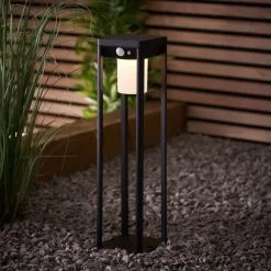 Vogue Lighting Vogue Clayton 40cm Outdoor Solar PIR Floor Light -Dunelm Lights Sales 30789775 alt02