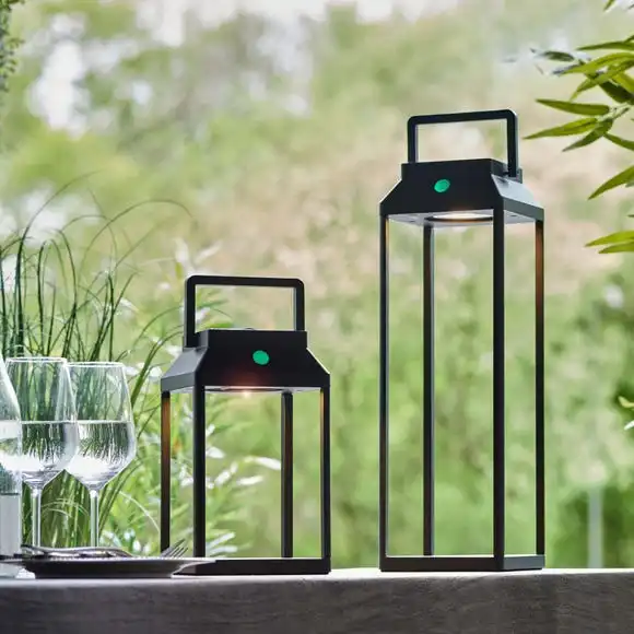 Vogue Lighting Vogue Jaylen 45cm Outdoor Solar USB Table Light 4 Vogue Lighting Vogue Jaylen 45cm Outdoor Solar USB Table Light - Image 4