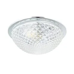 Dunelm Tropic Faceted Dome Flush Bathroom Ceiling Fitting -Dunelm Lights Sales 30789842 alt05