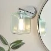 Dunelm Lucia Green Bathroom Wall Light -Dunelm Lights Sales 30789844